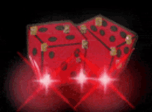 Dice Red Dice GIF - Dice Red Dice Red Sparkles GIFs