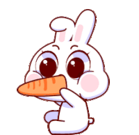 Bunny Food Sticker - Bunny Food Carrot Stickers