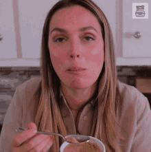 Giggling Emily Brewster GIF - Giggling Emily Brewster Food Box Hq GIFs