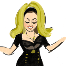 Madonna Queenofpopmuslc GIF - Madonna Queenofpopmuslc Cartoon GIFs