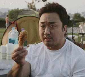 Chicken Ma Dong Seok GIF - Chicken Ma Dong Seok Korean Actor ...