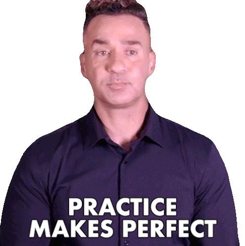 Practice Makes Perfect The Situation Sticker - Practice Makes Perfect The Situation Mike Sorrentino Stickers