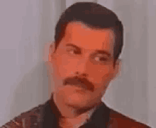 Freddie Mercury Queen GIF - Freddie Mercury Queen Mustache GIFs