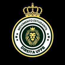 a logo for movimento estudantil with a lion and crown