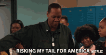 Risking My Tail For America Principal Glass GIF