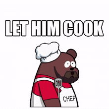 let him cook hes cooking let them cook hamburger grill