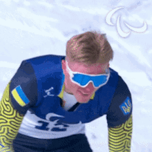tired para cross country skiing dmytro suiarko ukraine paralympics