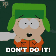 Dont Do It Kyle Broflovski GIF - Dont Do It Kyle Broflovski South Park GIFs