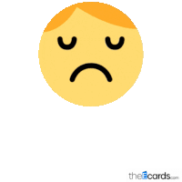 a sad smiley face with a tear coming out of it and the words i 'm sad below it