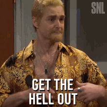 get the hell out will forte saturday night live get out be gone