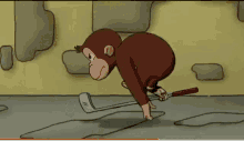 Curious George River Scene Best Moment GIF - Curious George River Scene Best Moment GIFs