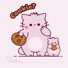Cookie Pembe GIF - Cookie Pembe Pembe The Pink Cat GIFs