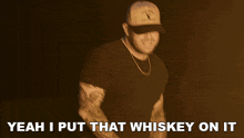 Yeah I Put That Whiskey On It Jon Langston GIF - Yeah I Put That Whiskey On It Jon Langston Heart On Ice Song GIFs