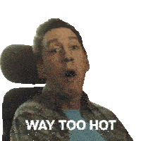 Way Too Hot Ian Sticker - Way Too Hot Ian Sean Towgood Stickers
