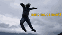 Jamping Gamsut Jumpkick GIF - Jamping Gamsut Jumpkick Kicking GIFs