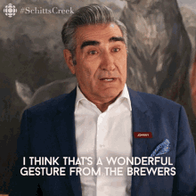 I Think Thats A Wonderful Gesture From The Brewers Alexis GIF - I Think Thats A Wonderful Gesture From The Brewers Alexis Alexis Rose GIFs