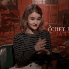 Here You Go Millicent Simmonds GIF - Here You Go Millicent Simmonds Bustle GIFs