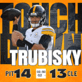 Cleveland Browns (13) Vs. Pittsburgh Steelers (14) Second Quarter GIF - Nfl National Football League Football League GIFs