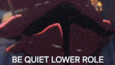 Be Quiet Lower Role GIF - Be Quiet Lower Role Lain Role GIFs