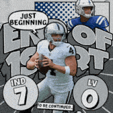Las Vegas Raiders (0) Vs. Indianapolis Colts (7) First-second Quarter Break GIF - Nfl National Football League Football League GIFs
