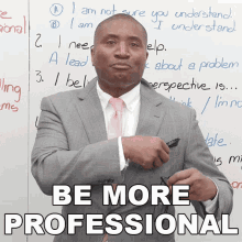 Be More Professional James GIF