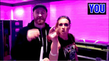 Becky Lynch Sami Zayn GIF - Becky Lynch Sami Zayn You Are Going Down GIFs