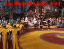 the bill is dead ding dong