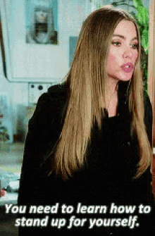 Gloria Modern Family GIF - Modern Family Gloria Stand Up For Yourself GIFs