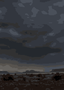 Stormy Desert Thunder GIF