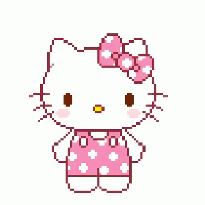 Cute Hello Kitty Sticker - Cute Hello Kitty Shy - Discover & Share