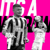 A.F.C. Bournemouth (1) Vs. Newcastle United F.C. (1) Post Game GIF - Soccer Epl English Premier League GIFs