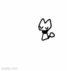 a black and white drawing of a cartoon character with big eyes and a heart on his head .