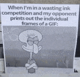 Wasting Ink Wasting Printer Ink GIF
