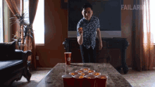 Beer Pong Adjust Your Attitude GIF - Beer Pong Adjust Your Attitude Missed GIFs