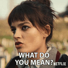 What Do You Mean Maeve Wiley GIF - What Do You Mean Maeve Wiley Emma Mackey GIFs