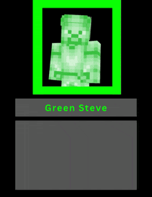 Green Steve The Steve Saga GIF