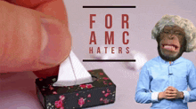 amc haters apes not leaving worlds smallest violin smallest violin smallest tissues