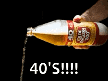 Pour One Out For The Homies Olde English800 GIF