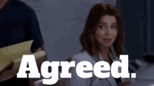 Greys Anatomy Agreed GIF - Greys Anatomy Agreed Amelia Shepherd GIFs