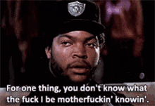 Ice Cube Dont Know GIF - Ice Cube Dont Know For One Thing GIFs
