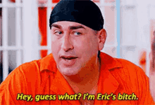 Guess What Eric GIF - Guess What Eric Orange GIFs