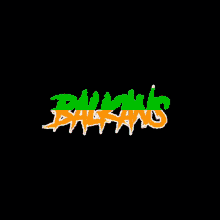 a black background with the word ' balkans ' in orange and green