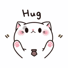 coko cat hug mixflavor love