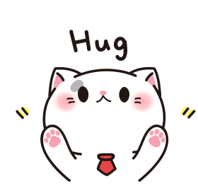 Coko Cat Sticker - Coko Cat Hug Stickers