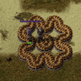 a video game scene with dystopianstarglite written on the bottom right