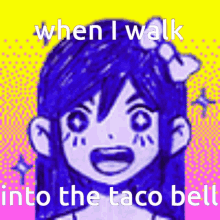 When I Walk Into The Taco Bell Omori GIF - When I Walk Into The Taco Bell Omori Aubrey GIFs