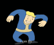 Flying Fallout4 GIF
