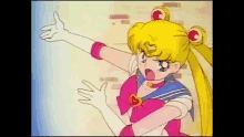 Sailor Moon Look GIF - Sailor Moon Look Presenting GIFs