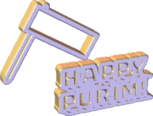Happy Purim Sticker - Happy Purim Grogger Stickers