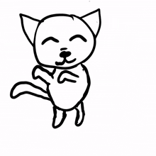 Dancing Cat Drawing GIF - Dancing Cat Cat Dancing GIFs